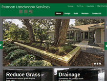 Tablet Screenshot of pearsonlandscape.com